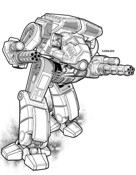Battletech мех Tomahawk