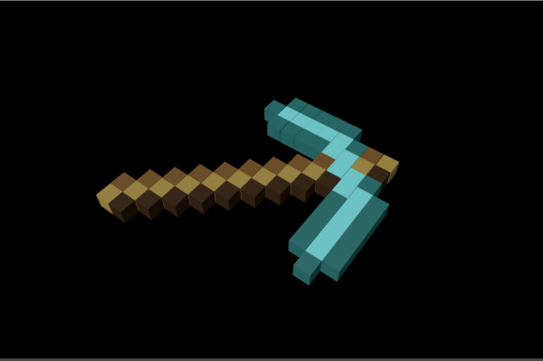 Алмазная кирка Minecraft