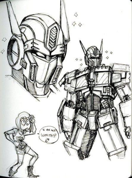 Optimus Prime чертеж