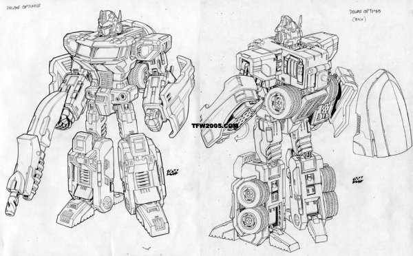 Optimus Prime чертеж