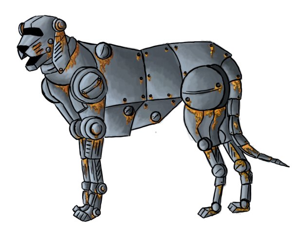 Собака робот арт
