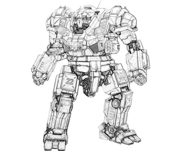 Мех Battletech атлас