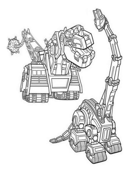 Dinotrux раскраска