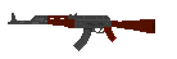 АК 47 пиксель арт