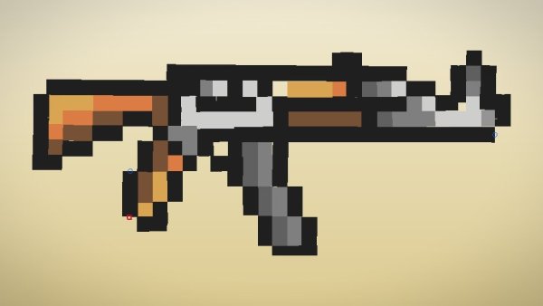 Пиксельный AK 47