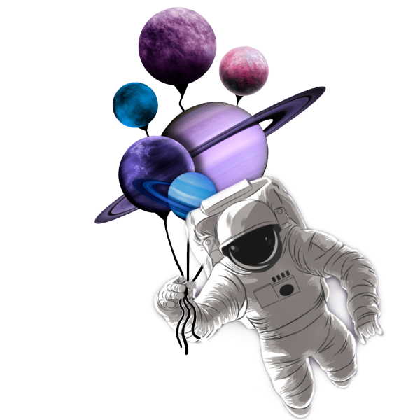 Космонавт стикер