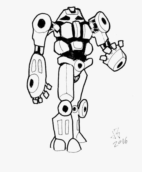 Рисунки роботы для срисовки роботы из ФНАФ