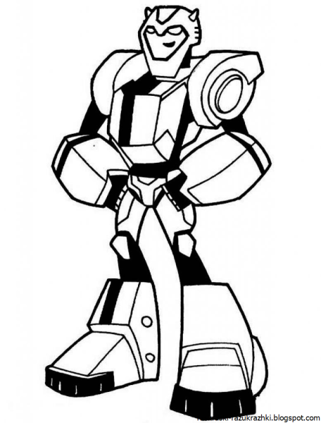 Tobot трансформер раскраска