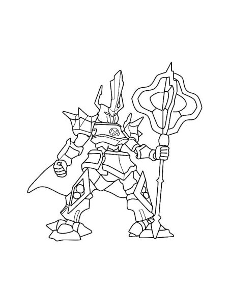 Раскраска LBX робот