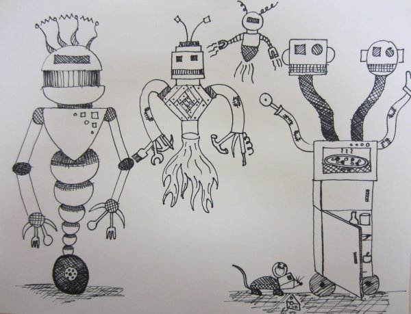 Рисунок роботтбудующего