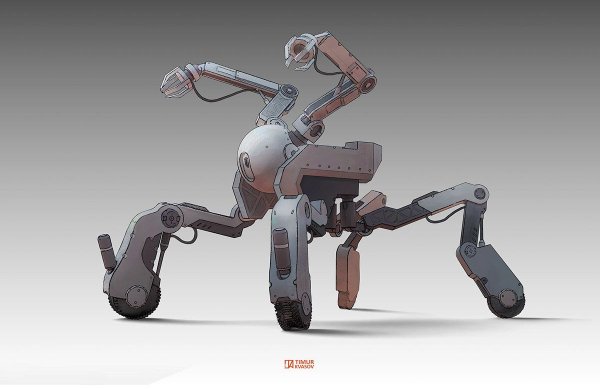 Дроны киборги Concept Art