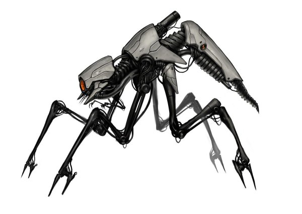 Робот паук Cyberpunk
