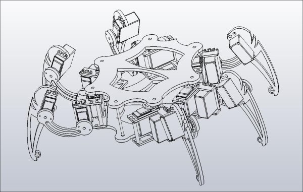 Hexapod giant - Огненный Титан гексапод