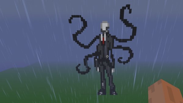 Minecraft Art Слендермен