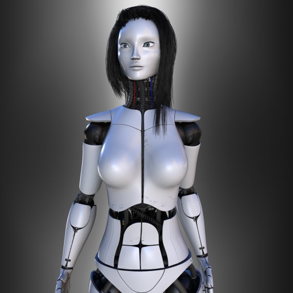 Реалистичный робот женщина