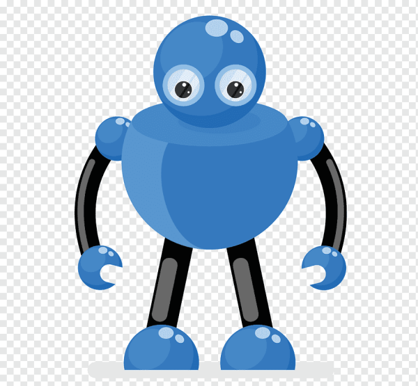 Робот vector голубой