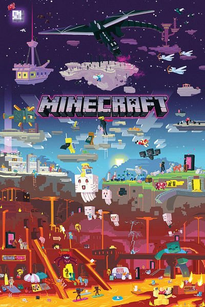 Minecraft плакат
