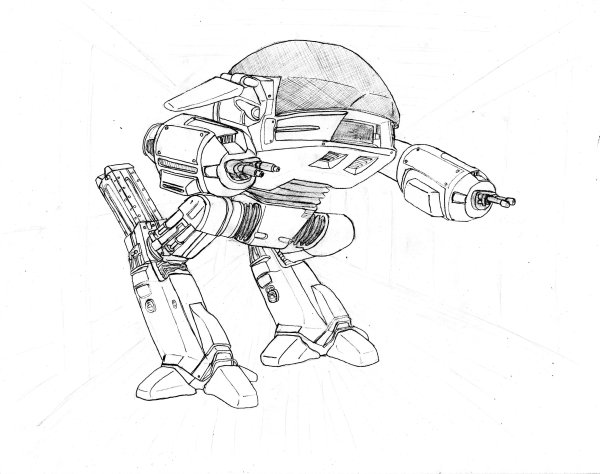 Ed-209 чертеж