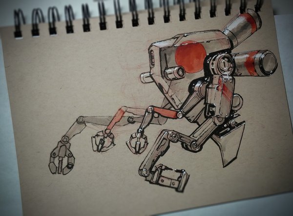 Как нарисовать робота
