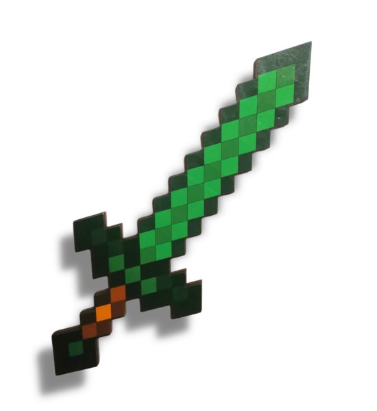Изумрудный меч в Minecraft
