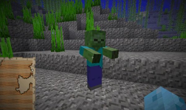 Zombie Drowned Minecraft