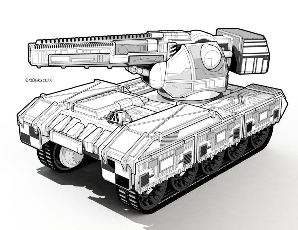 Раскраски танки будущего