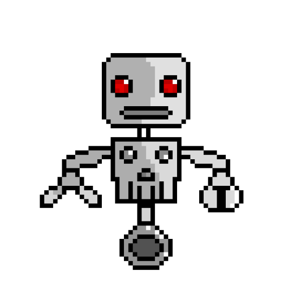 Робот Pixel Art