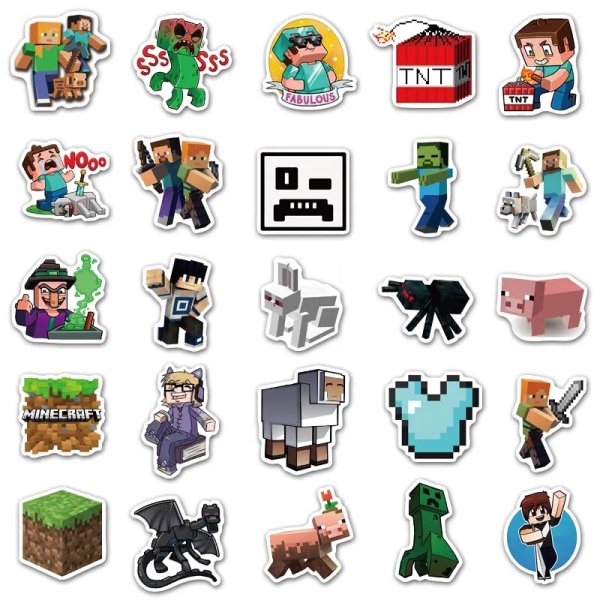 Minecraft Stickers funny