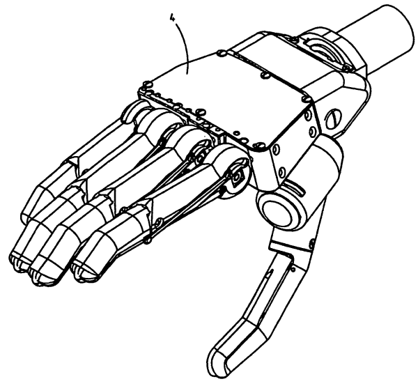 Схема бионического протеза руки