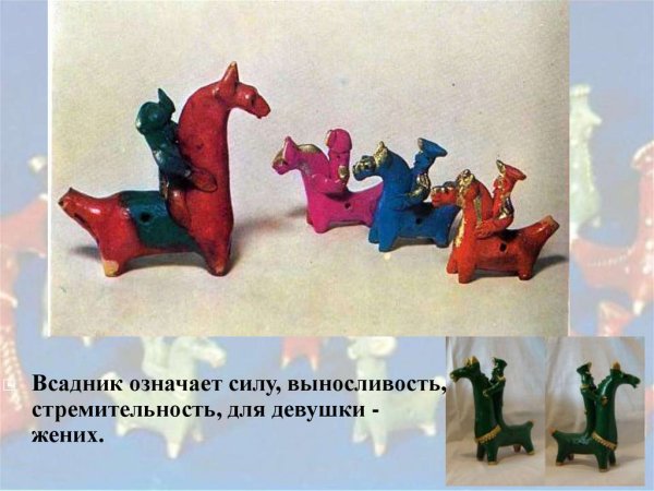 Абашевская игрушка всадник