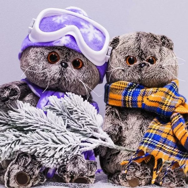 Игрушка кот Басик и Лили