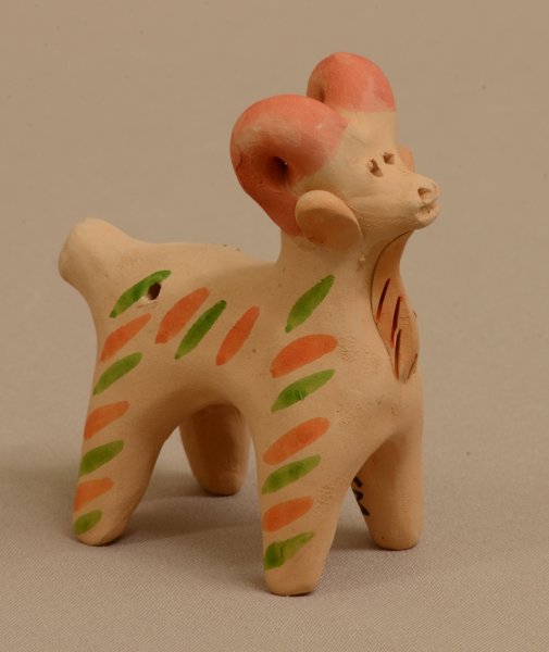 Каргопольская козлик свистулька