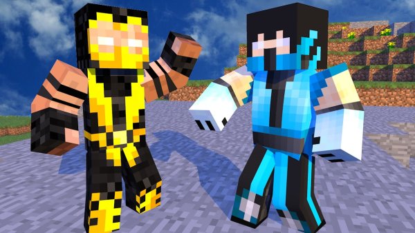 Скорпион Mortal Kombat Minecraft