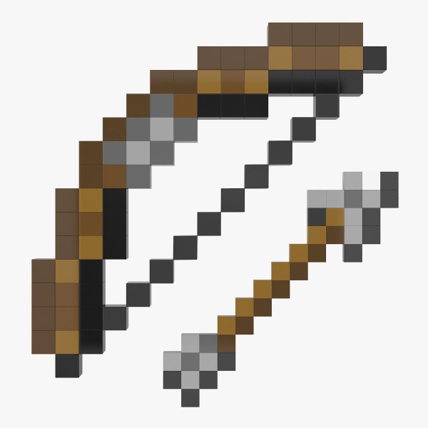 Minecraft лук и стрелы