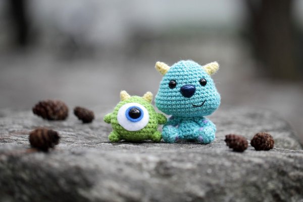 Маленькие игрушки крючком