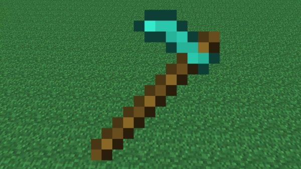 Minecraft алмазная лопата