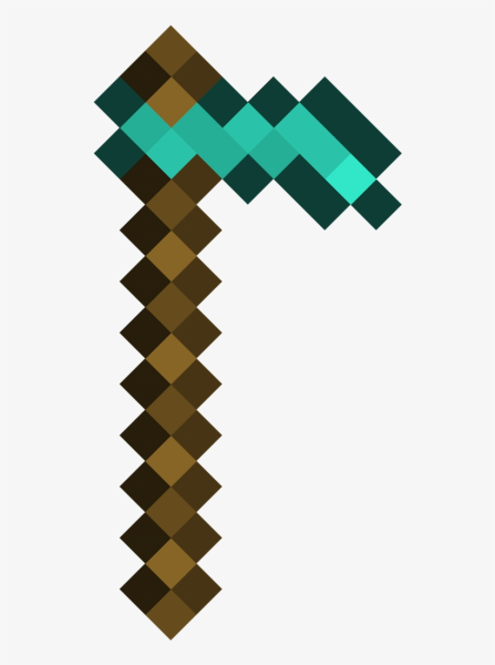 Алмазная мотыга Minecraft