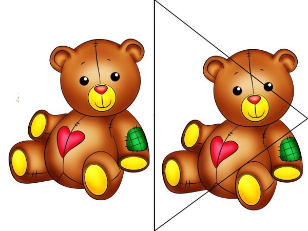 Игра разрезные картинки для детей 3-4 лет