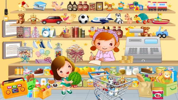 Магазин игрушек картинка для детей