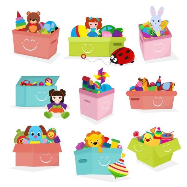 Рисунки коробка с игрушками (46 фото)