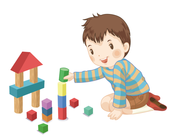 Мальчик с кубиками