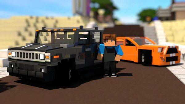 Авто в МАЙНКРАФТЕ