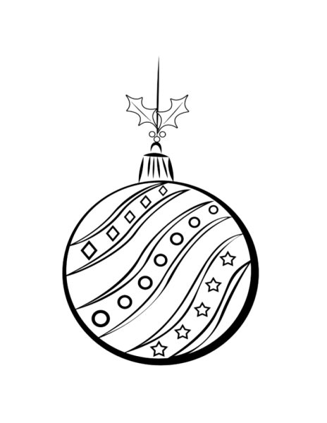 Новогодние шары цветные