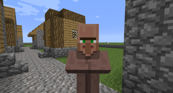Деревня жителей из Minecraft