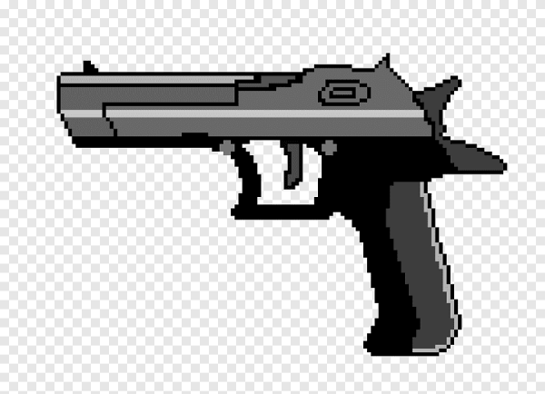 М1911 пистолет пиксельный