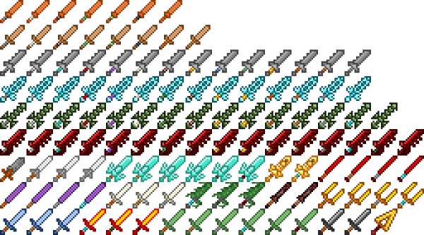 Террария оружие Sprite