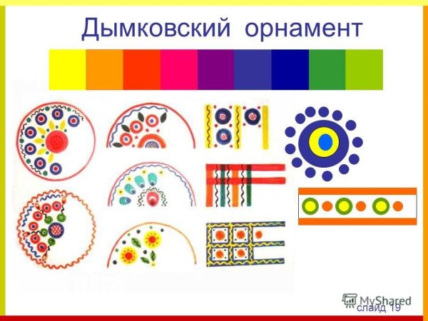 Дымковская роспись элементы узора