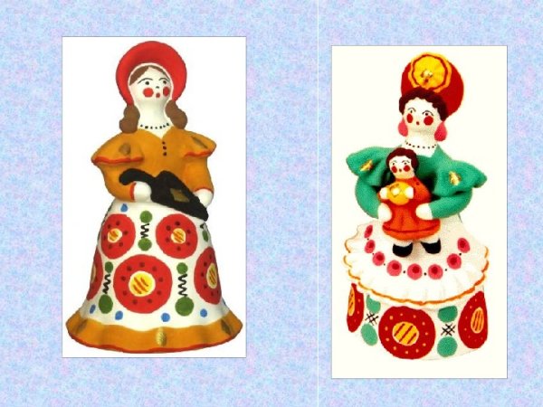 Фартук дымковской барышни