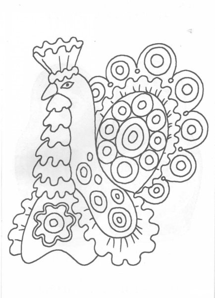 Рисунки дымковская игрушка петух (38 фото)