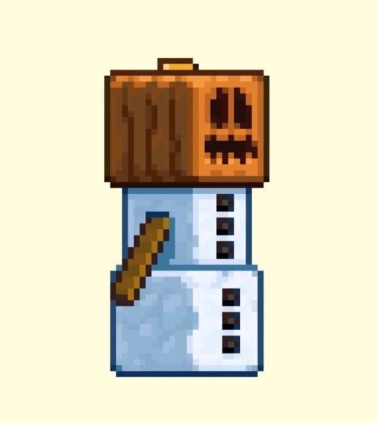 Minecraft снежный голем